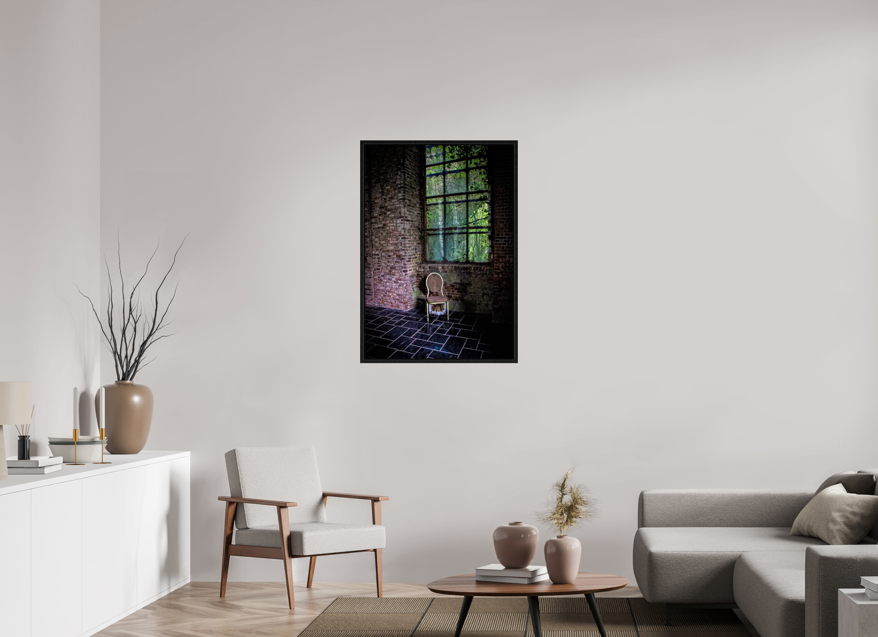 70 x 100,7 cm, Floater Frame Collection Velvet Silence