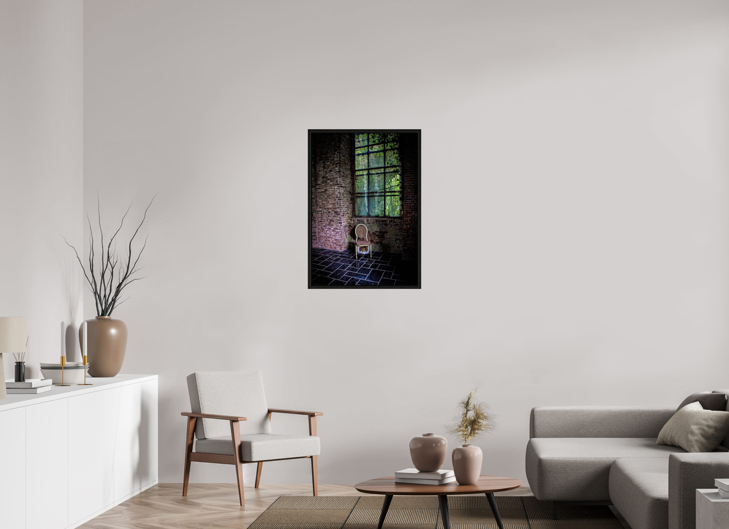 60 x 86,3 cm, Floater Frame Collection Velvet Silence