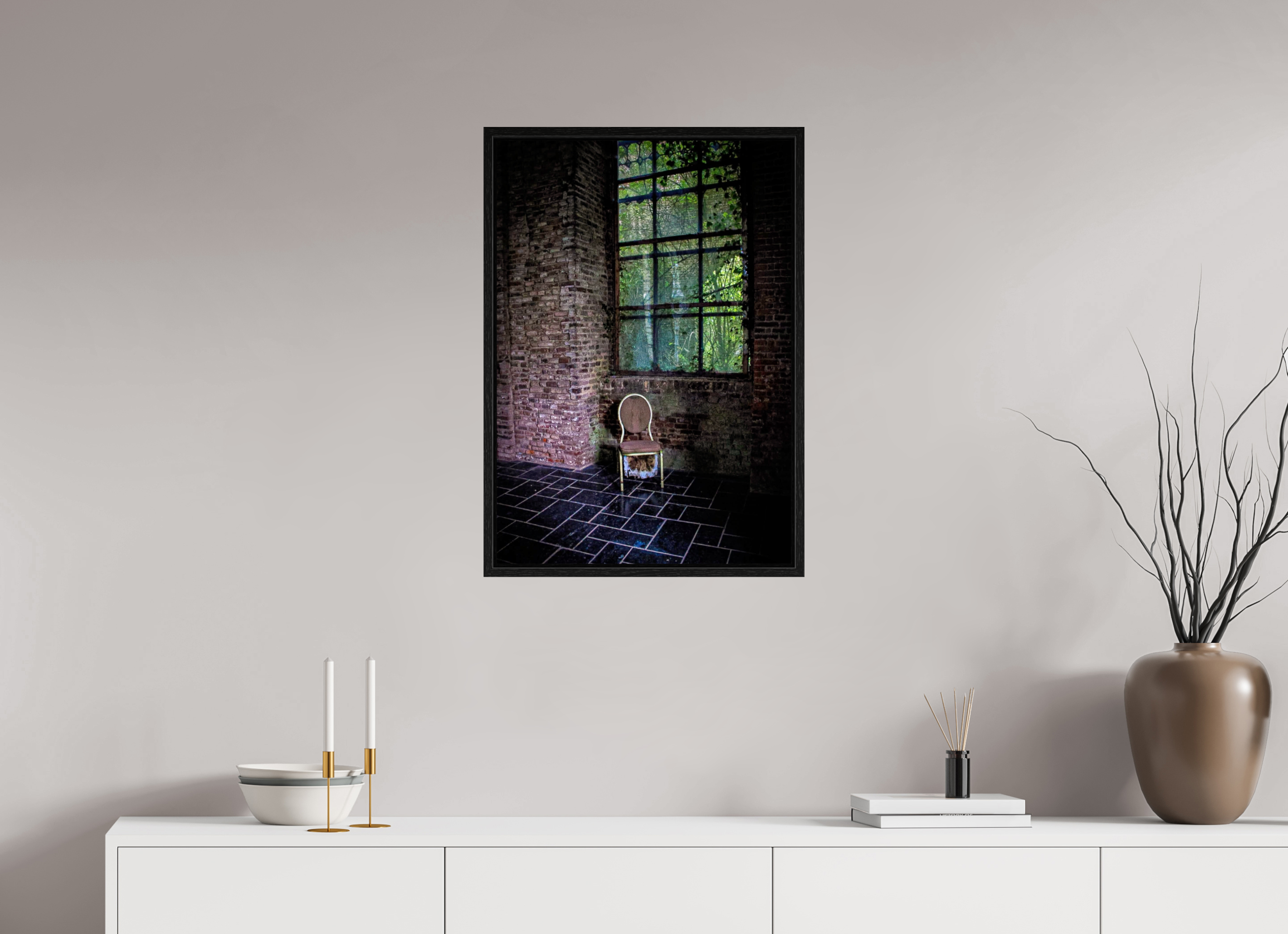 50 x 71,9 cm, Floater Frame Collection Velvet Silence