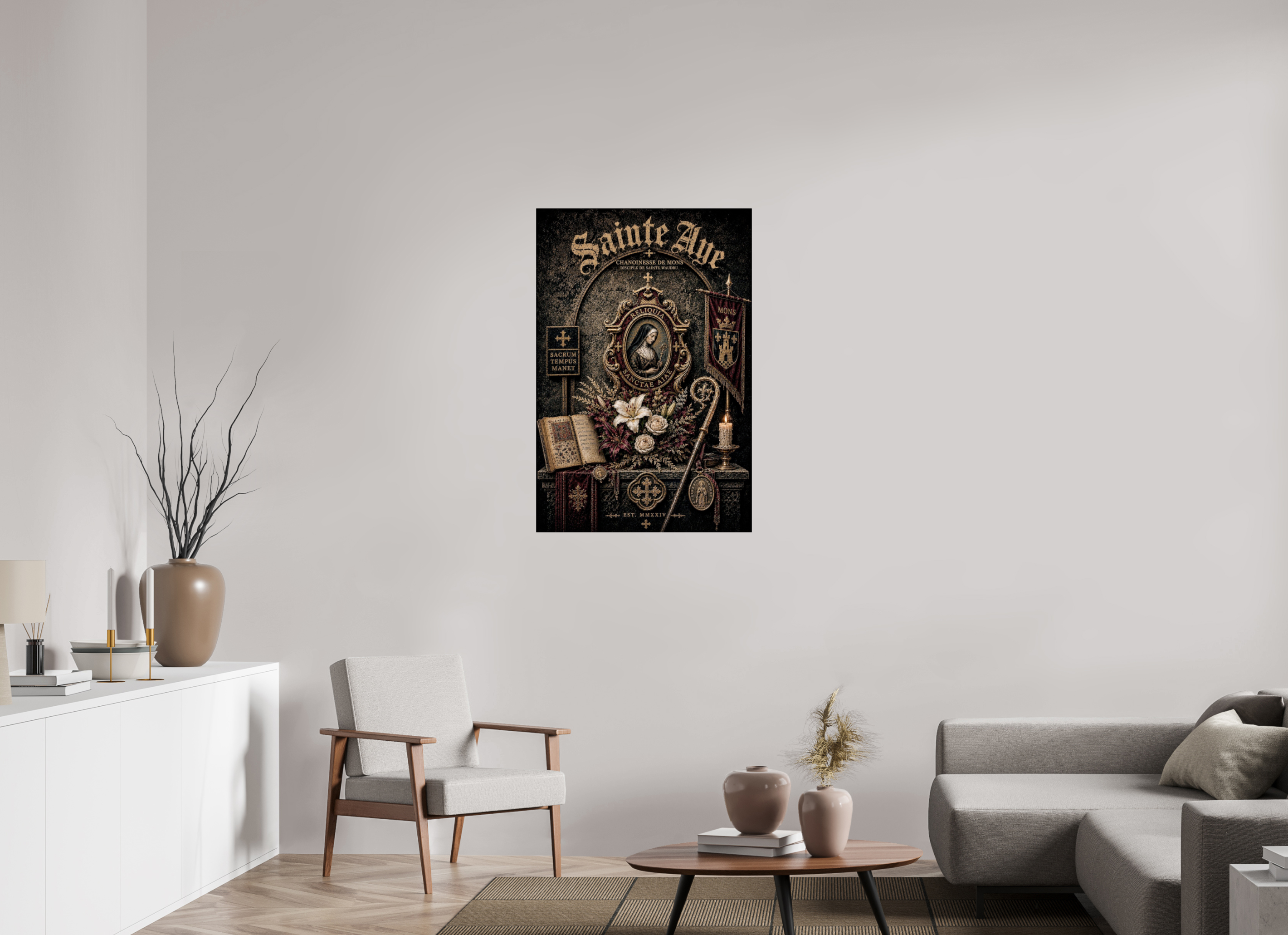70 x 105 cm, Fine Art Noctae Relic of Faith - Sainte Aye