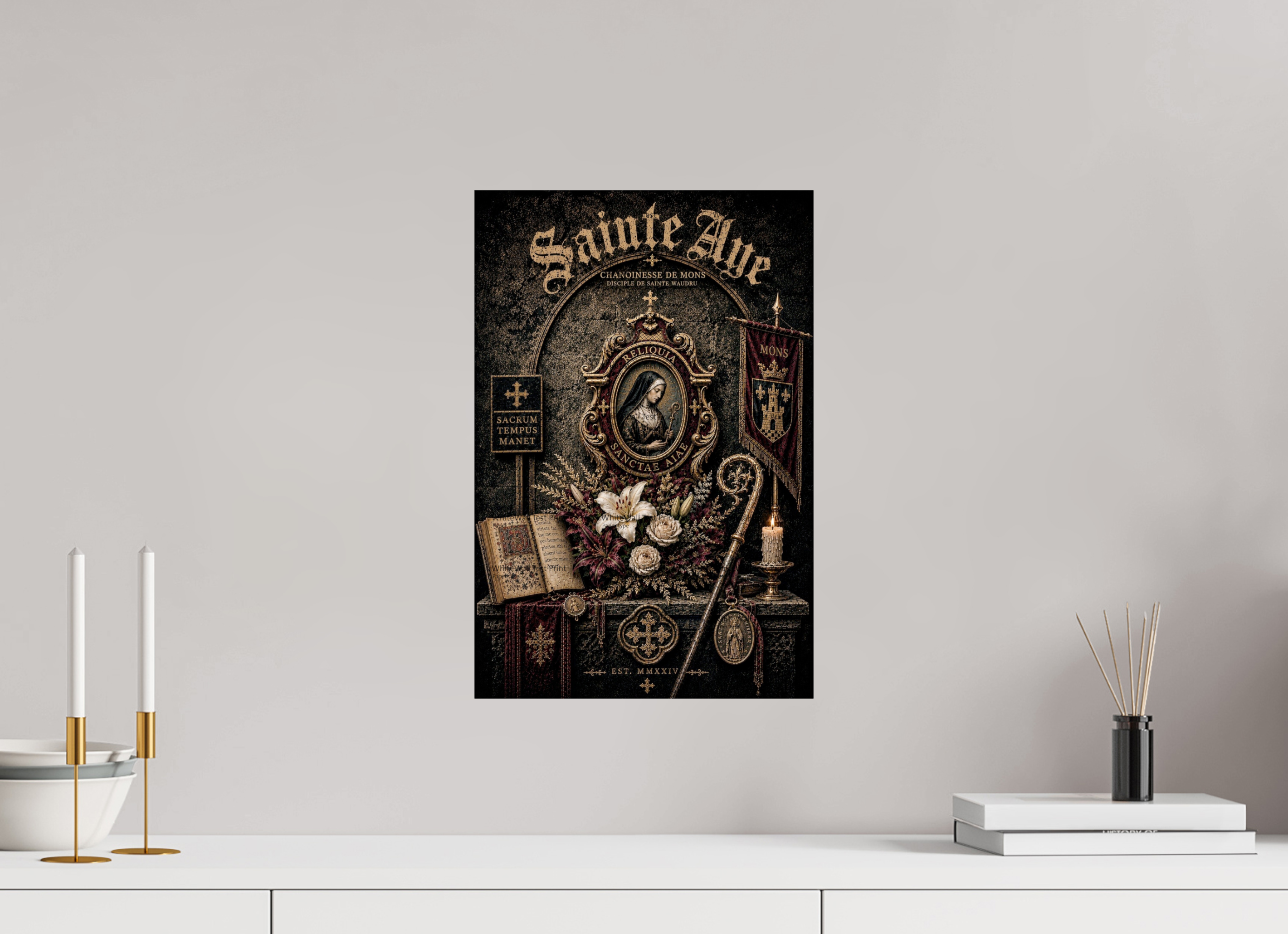 30 x 45 cm, Fine Art Noctae Relic of Faith - Sainte Aye