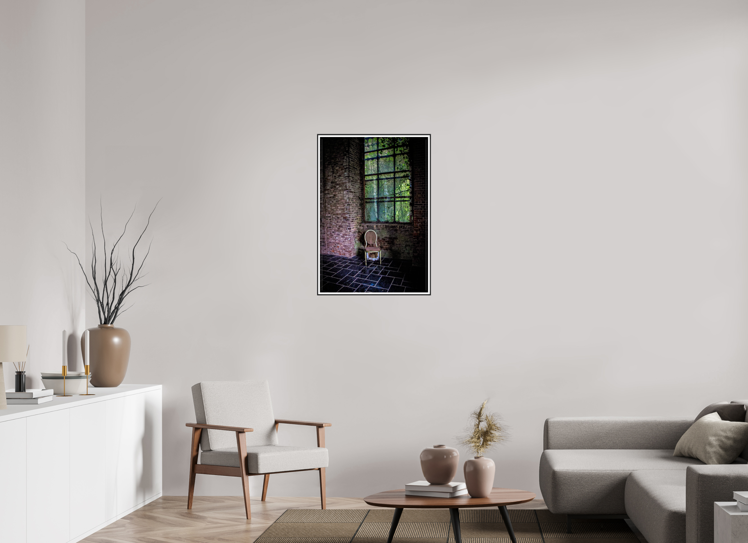 60 x 86,3 cm, Cadre Alu Collection Velvet Silence