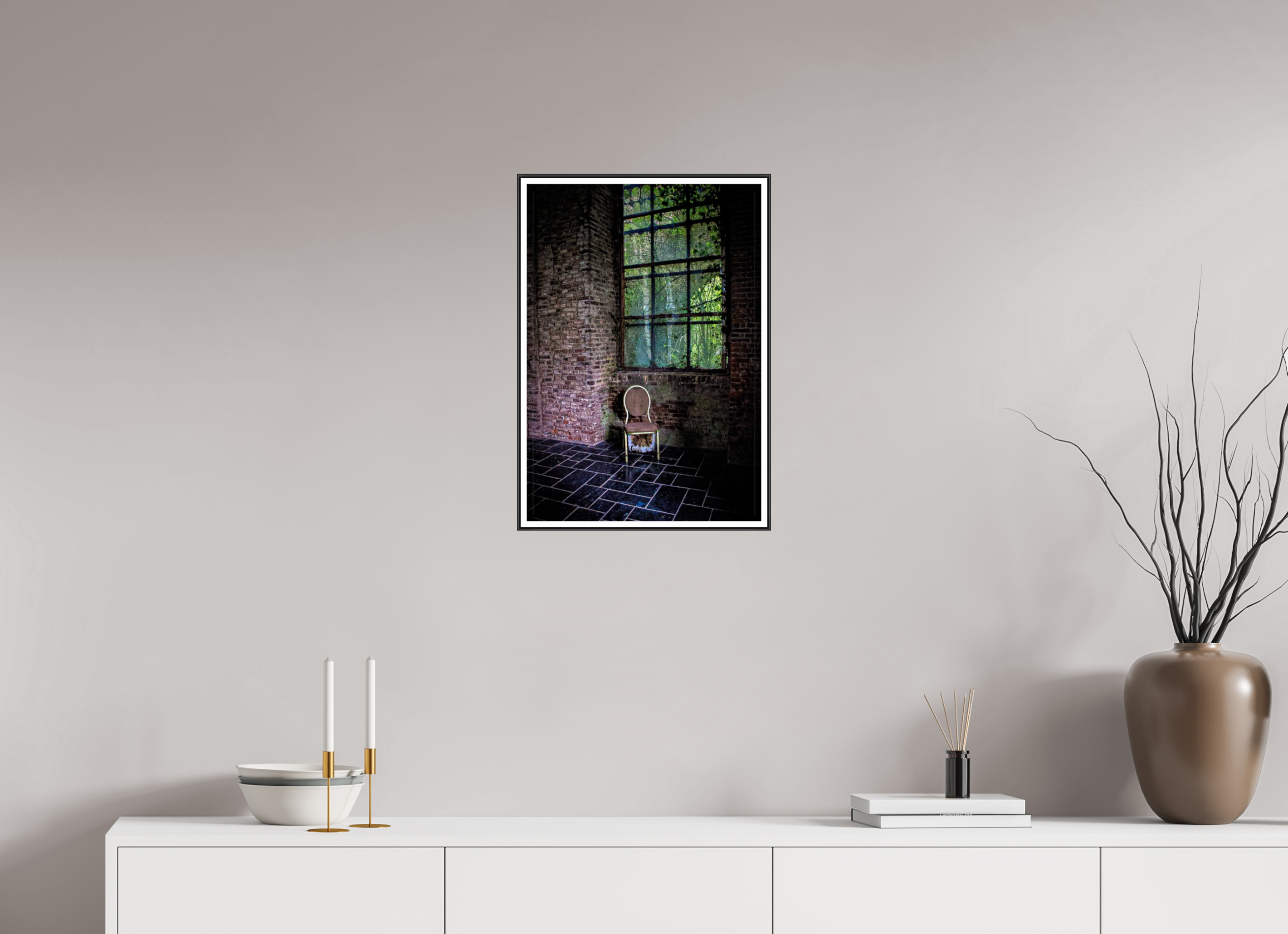 40 x 57,5 cm, Cadre Alu Collection Velvet Silence