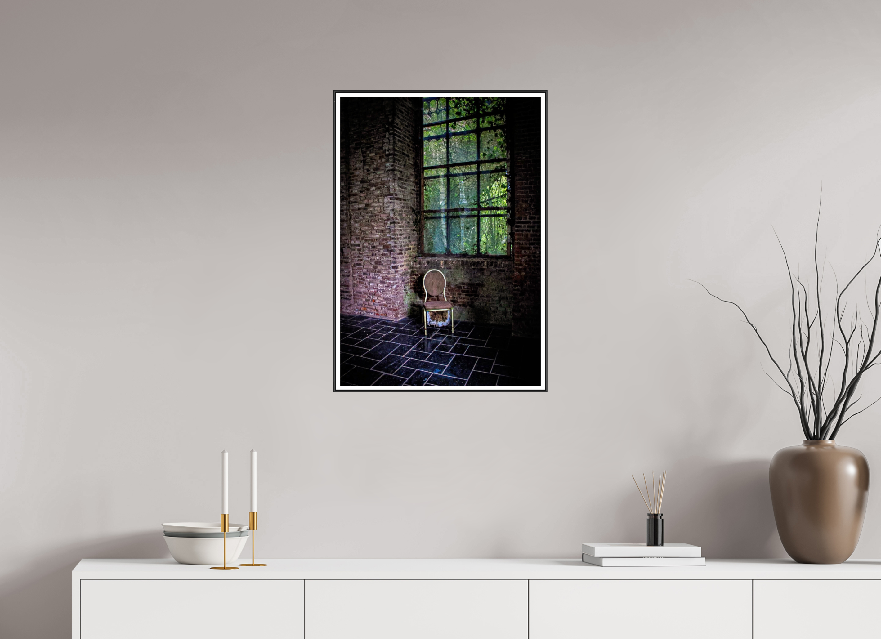 50 x 71,9 cm, Cadre Alu Collection Velvet Silence